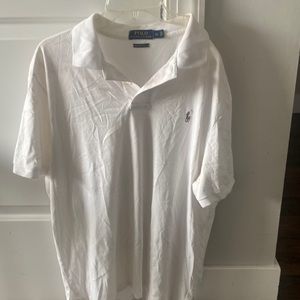 Polo Ralph Lauren Pima soft touch white polo shirt- men’s XL